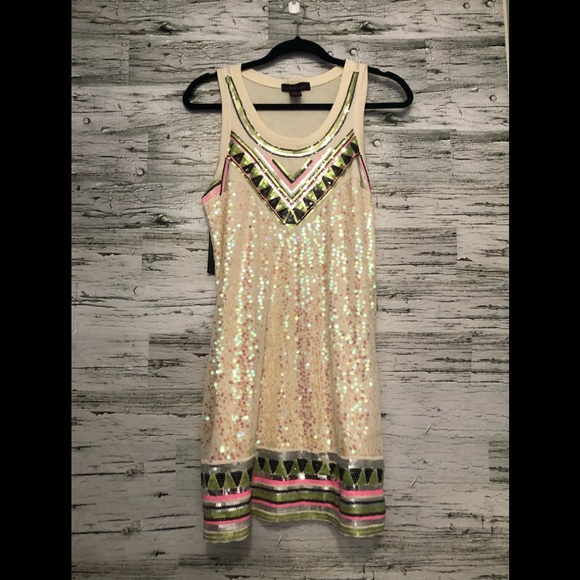 Material Girl NWT 💋 sequinned fronted dress - Picture 1 of 5